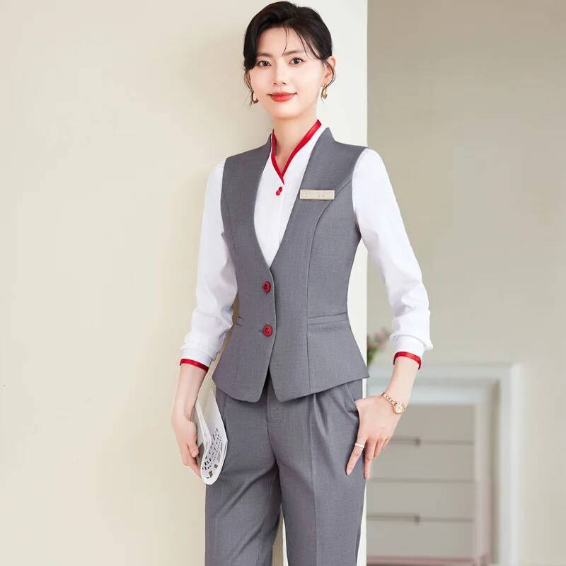 Women'S Formal Wear Plus Size - ชุดสูททำงานไซส์ใหญ่พิเศษ 5XL สไตล์หรูหราสำหรับผู้หญิง ชุดทำงานมืออาชีพสำหรับสุภาพสตรี ชุดสัมภาษณ์งาน