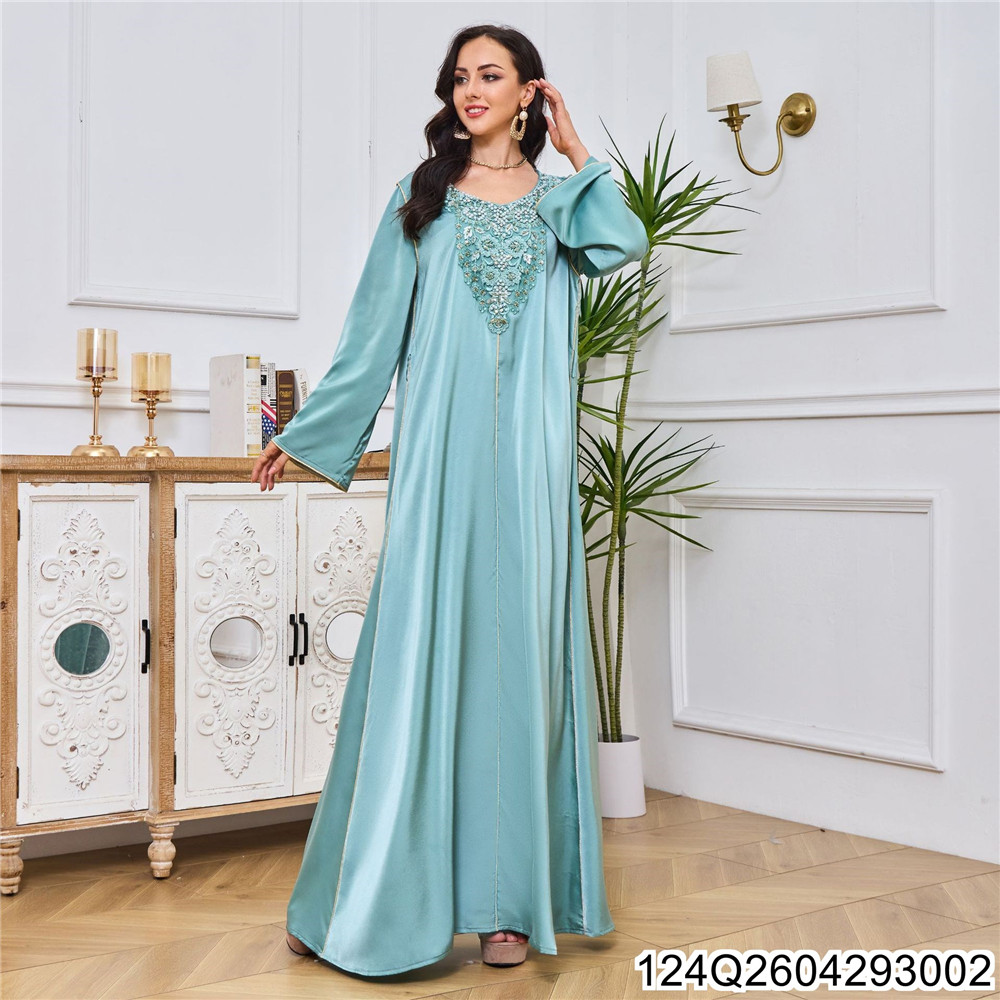 Women Formal Wear Ethnic - 2026 ชุดใหม่, ชุดทางการ, ชุดเดรสยาวสตรี, เสื้อคลุมประดับลูกปัดแฟชั่น, เสื้อผ้าสไตล์ชาติพันธุ์