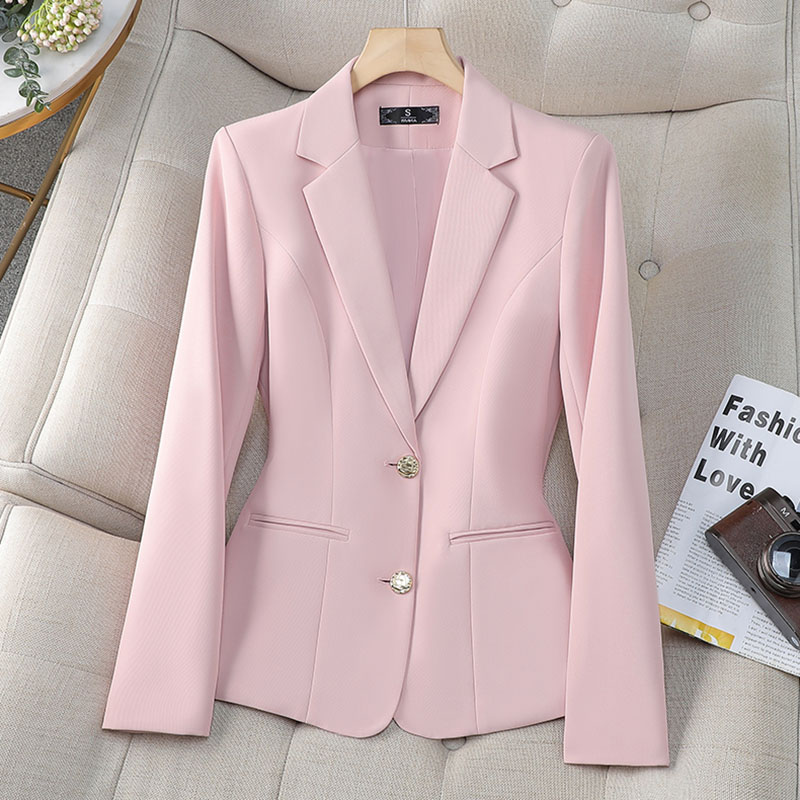 Women'S Office Formal Wear For Ladies - ใหม่แฟชั่นผู้หญิงอย่างเป็นทางการ Blazer สุภาพสตรีเดี่ยวแขนยาวทํางานเสื้อฤดูใบไม้ผลิฤดูใบไม้ร่วงแจ็คเก็ตหญิงชุด Outerwear