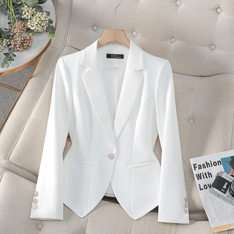 เสื้อเบลเซอร์แฟชั่นใหม่สำหรับผ - Women Formal Wear With Black Blazer บทวิจารณ์และราคา