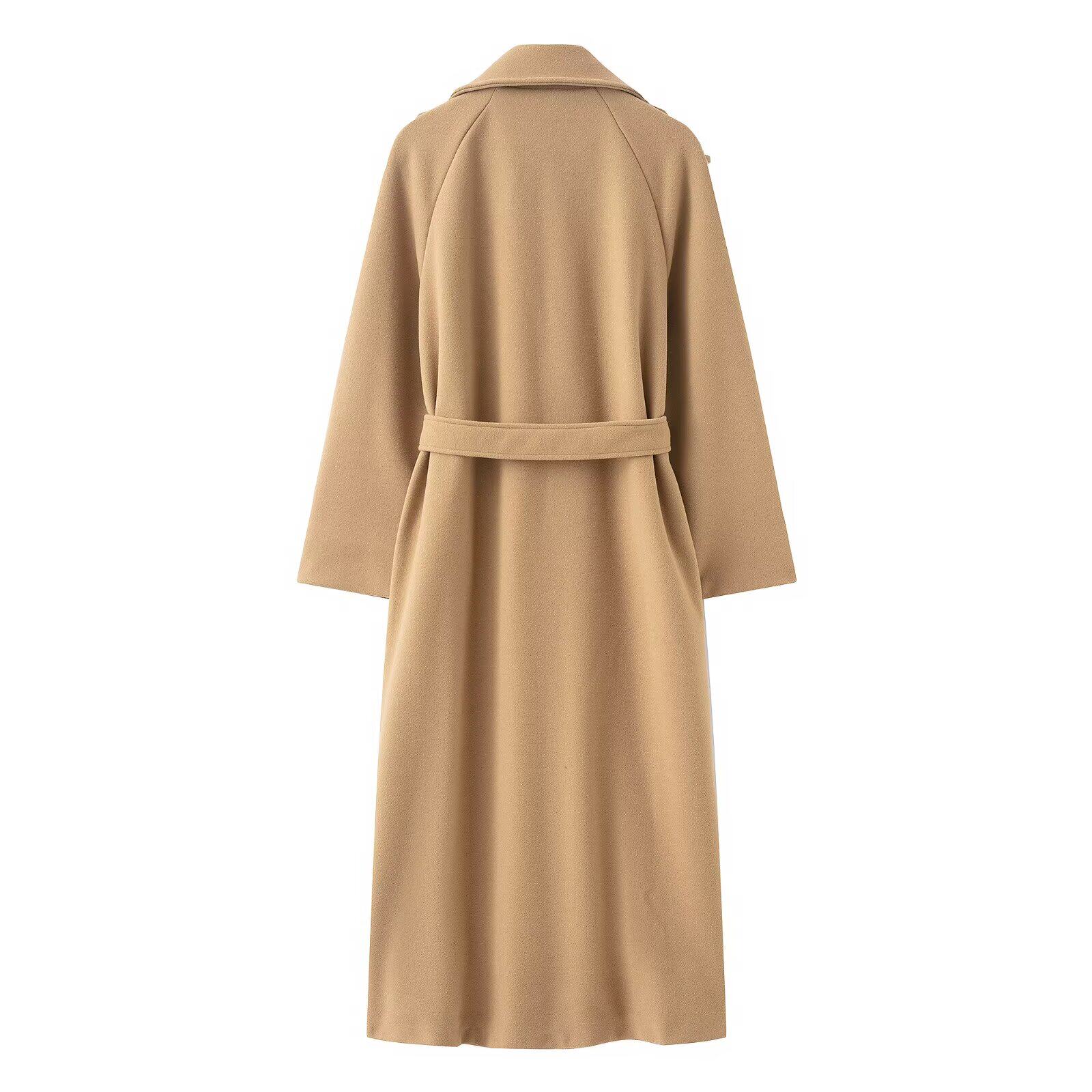 เสื้อโค้ทแฟชั่นผู้หญิงสีดำ ทรง - Trench Coat Formal บทวิจารณ์และราคา