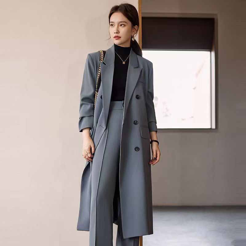 FANAN Elegant Long Trench Coat - Trench Coat Formal บทวิจารณ์และราคา