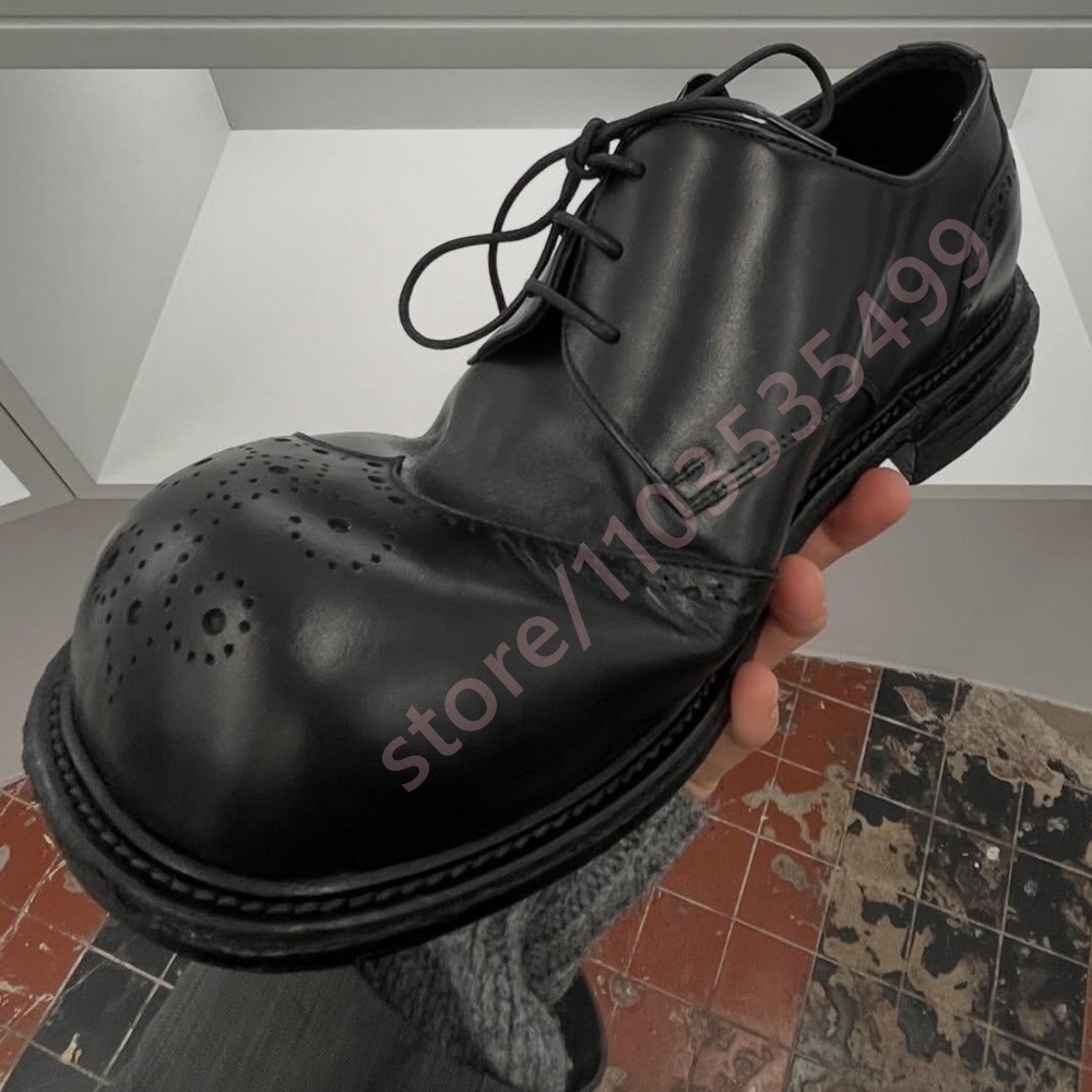 รองเท้าเดอร์บี้หนังสีดำสไตล์วิ - Formal Women Daily Wear Shoes บทวิจารณ์และราคา