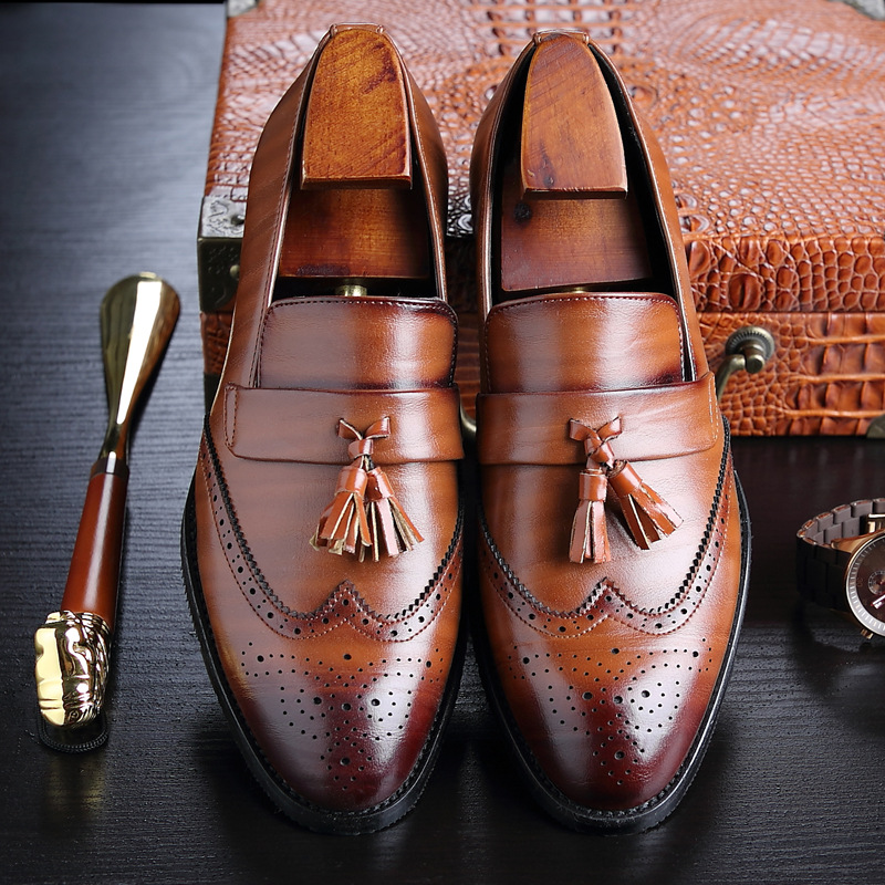 รองเท้าโลฟเฟอร์หนังแท้แบบคลาสส - Formal Women Daily Wear Shoes บทวิจารณ์และราคา
