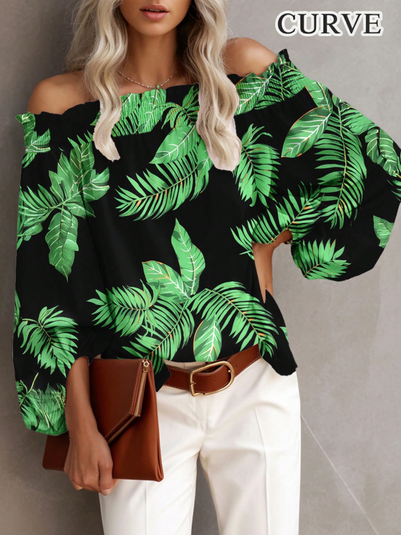เสื้อเบลาส์แฟชั่นไซส์ใหญ่สำหรั - Women'S Formal Wear Blouse บทวิจารณ์และราคา