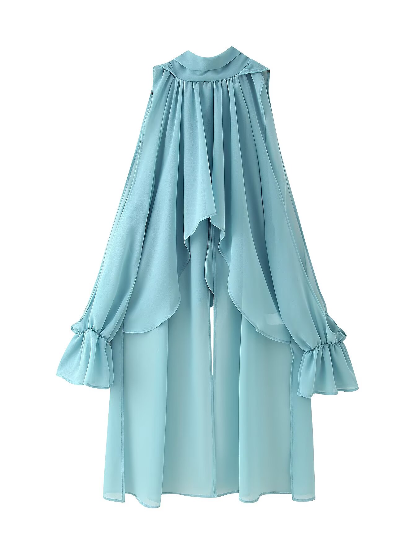 2025 ฤดูร้อนผู้หญิงVINTAGEโปร่ - Women'S Formal Wear Blouse บทวิจารณ์และราคา