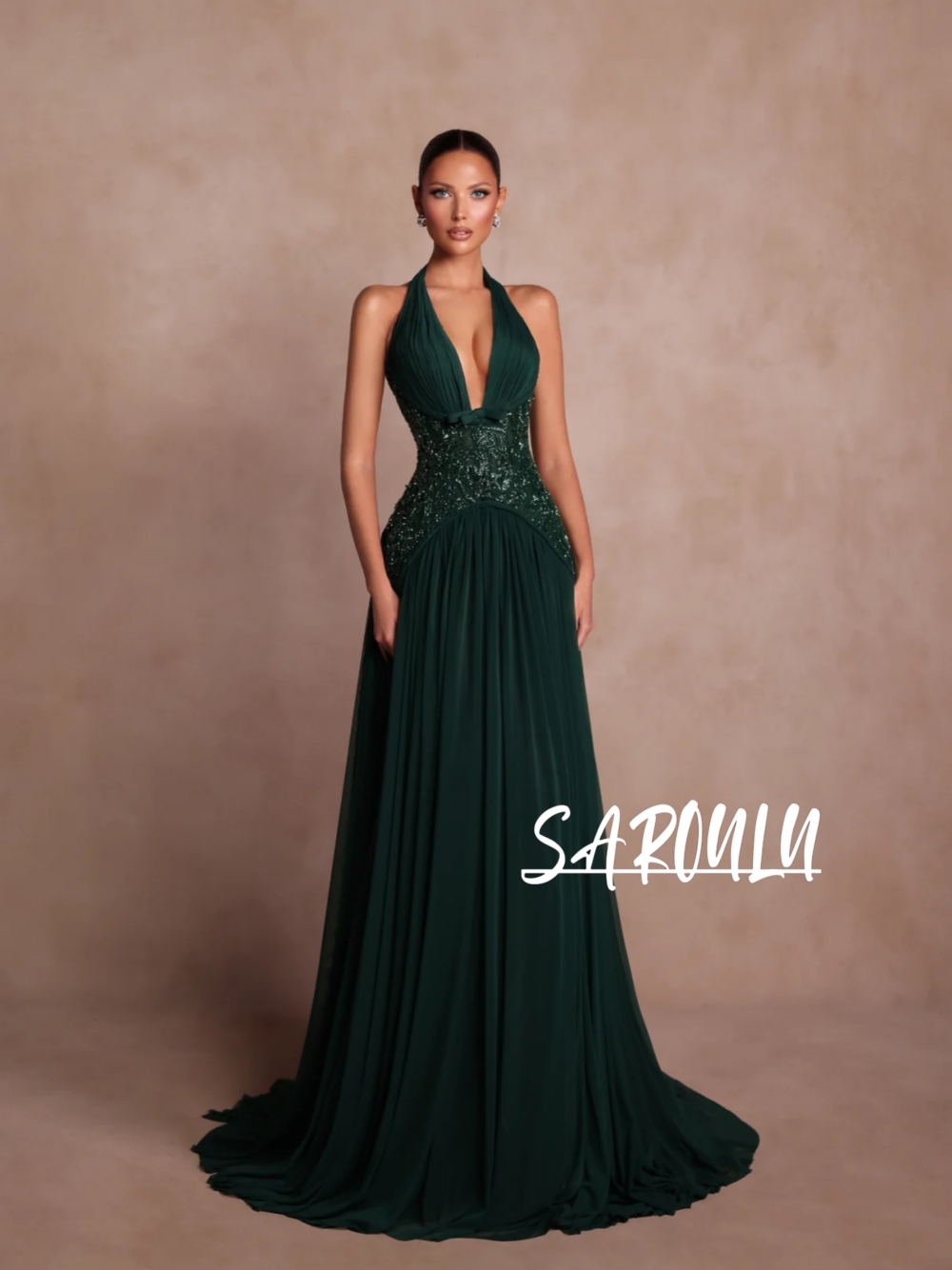 เดรสราตรีสีเขียวทรงเอไลน์ไซส์ใ - Women'S Formal Wear Plus Size บทวิจารณ์และราคา