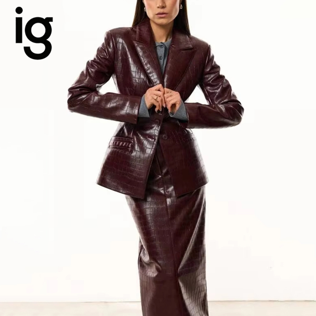 ชุดสูท 2 ชิ้นสำหรับผู้หญิง IG  - Women'S Formal Wear Suits บทวิจารณ์และราคา