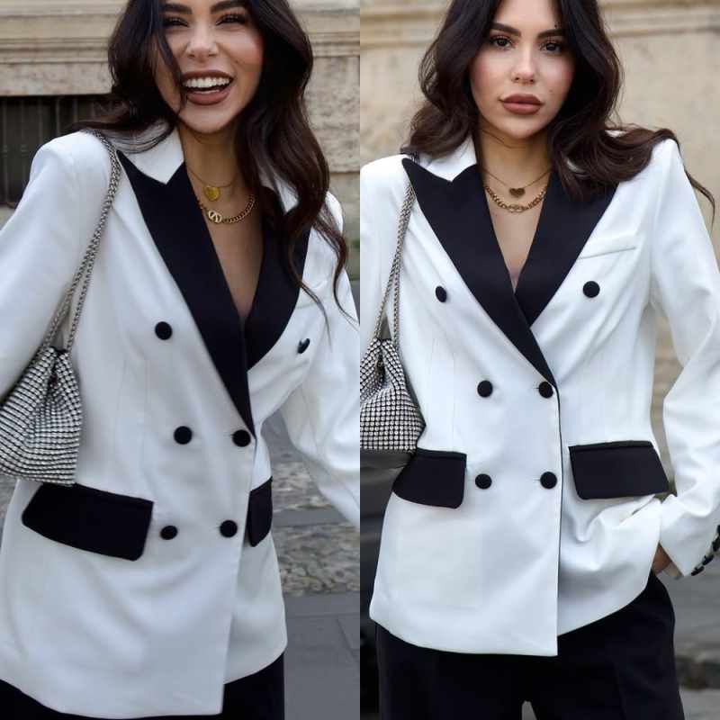 ชุดสูทผู้หญิงสมัยใหม่ 2 ชิ้น เ - Women Formal Wear With Blazer บทวิจารณ์และราคา
