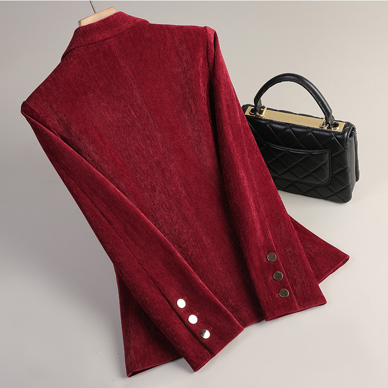 สีเหลืองทองกำมะหยี่เบลเซอร์ผู้ - Women'S Office Formal Wear For Ladies บทวิจารณ์และราคา
