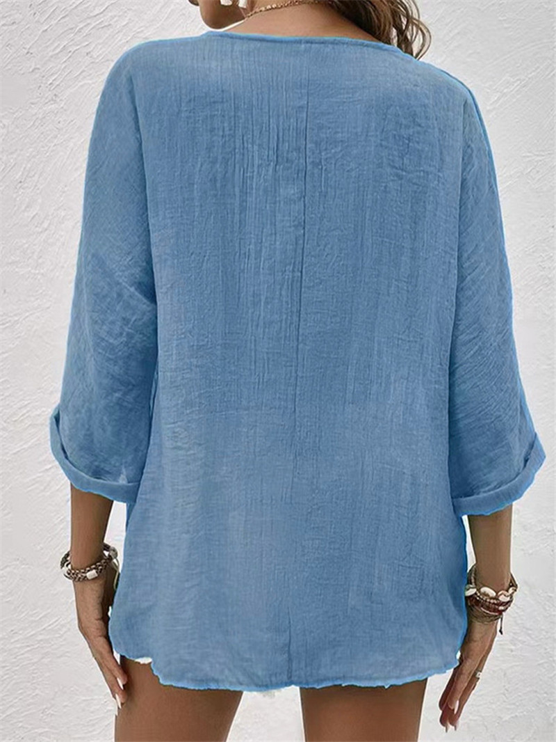 Elegant ปุ่มเสื้อฤดูใบไม้ผลิให - Women'S Formal Wear Blouse บทวิจารณ์และราคา