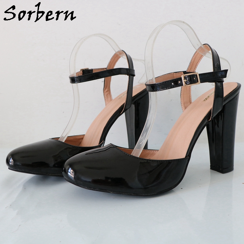 Sorbern รองเท้าสายรัดข้อเท้าส้ - Pump Heel Block บทวิจารณ์และราคา