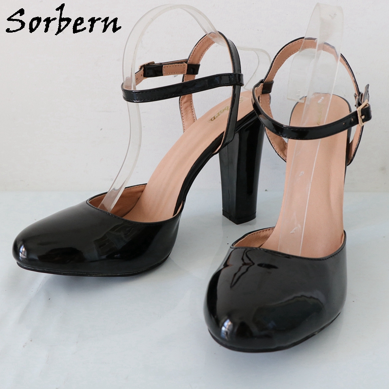 Sorbern รองเท้าสายรัดข้อเท้าส้ - Pump Heel Block บทวิจารณ์และราคา