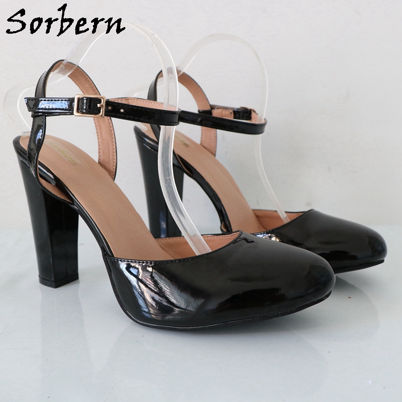 Sorbern รองเท้าสายรัดข้อเท้าส้ - Pump Heel Block บทวิจารณ์และราคา