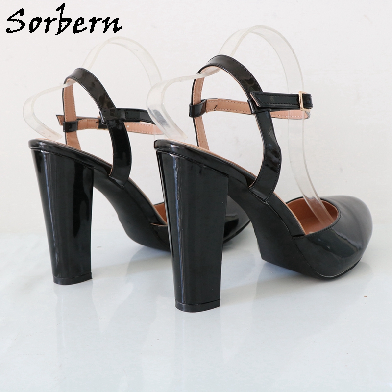 Sorbern รองเท้าสายรัดข้อเท้าส้ - Pump Heel Block บทวิจารณ์และราคา