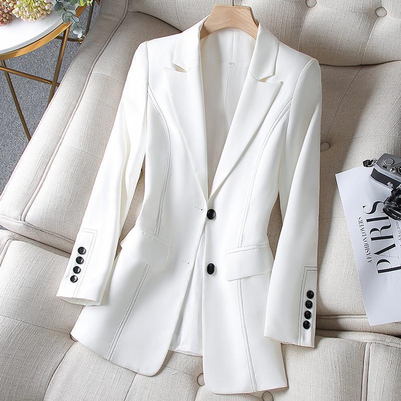 เสื้อเบลเซอร์แฟชั่นใหม่สำหรับผ - Women Formal Wear With Black Blazer บทวิจารณ์และราคา
