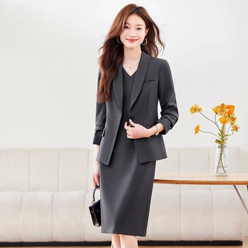 ชุดสูทผู้หญิงผ้าคุณภาพสูง พร้อ - Women'S Office Formal Wear For Ladies บทวิจารณ์และราคา