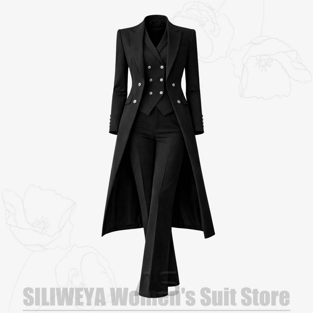 ชุดสูทผู้หญิง 3 ชิ้น แบบกระดุม - Women Luxury Formal Wear บทวิจารณ์และราคา