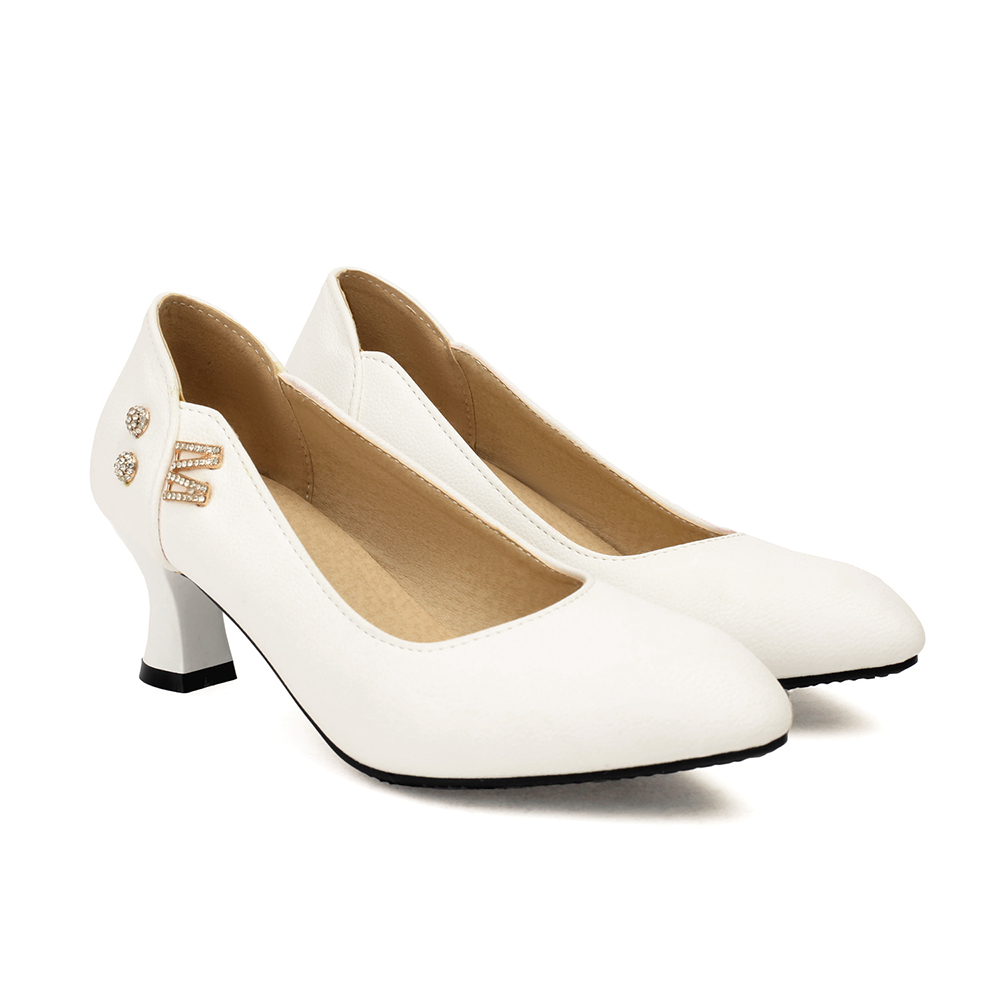 รองเท้าส้นสูงแบบคิตเทนฮีล 5 ซม - Formal Women Daily Wear Shoes บทวิจารณ์และราคา