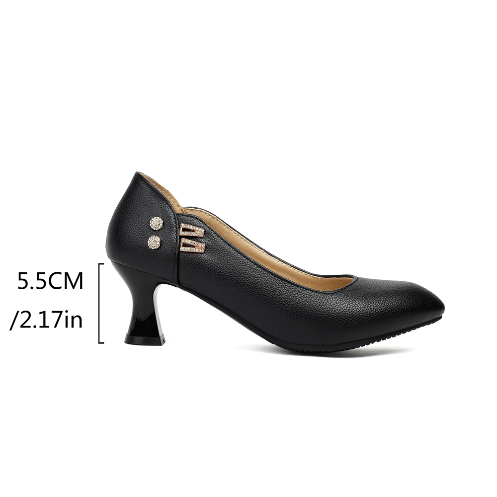 รองเท้าส้นสูงแบบคิตเทนฮีล 5 ซม - Formal Women Daily Wear Shoes บทวิจารณ์และราคา