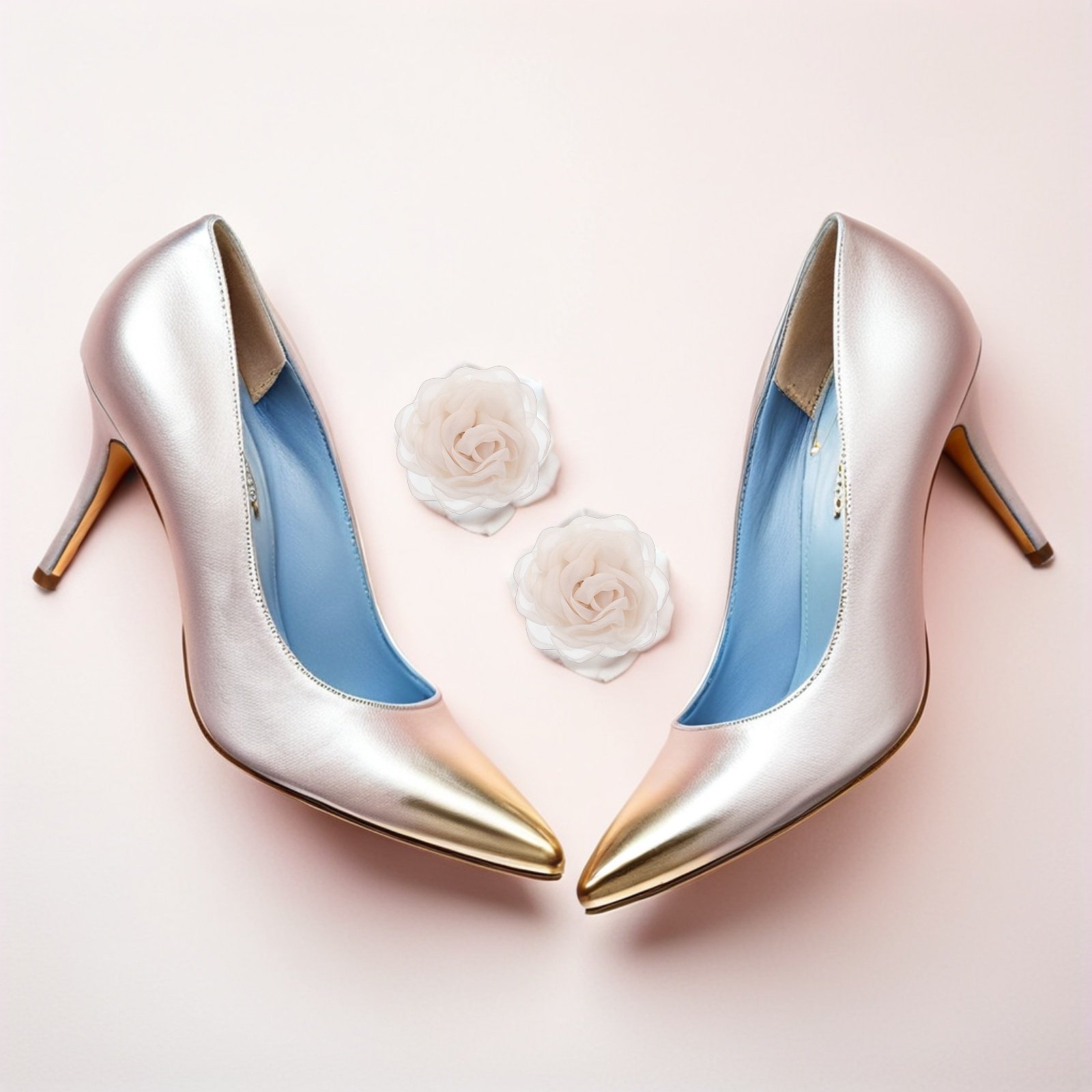 1 คู่ ตัวล็อครองเท้าแบบถอดได้  - Formal Women Daily Wear Shoes บทวิจารณ์และราคา