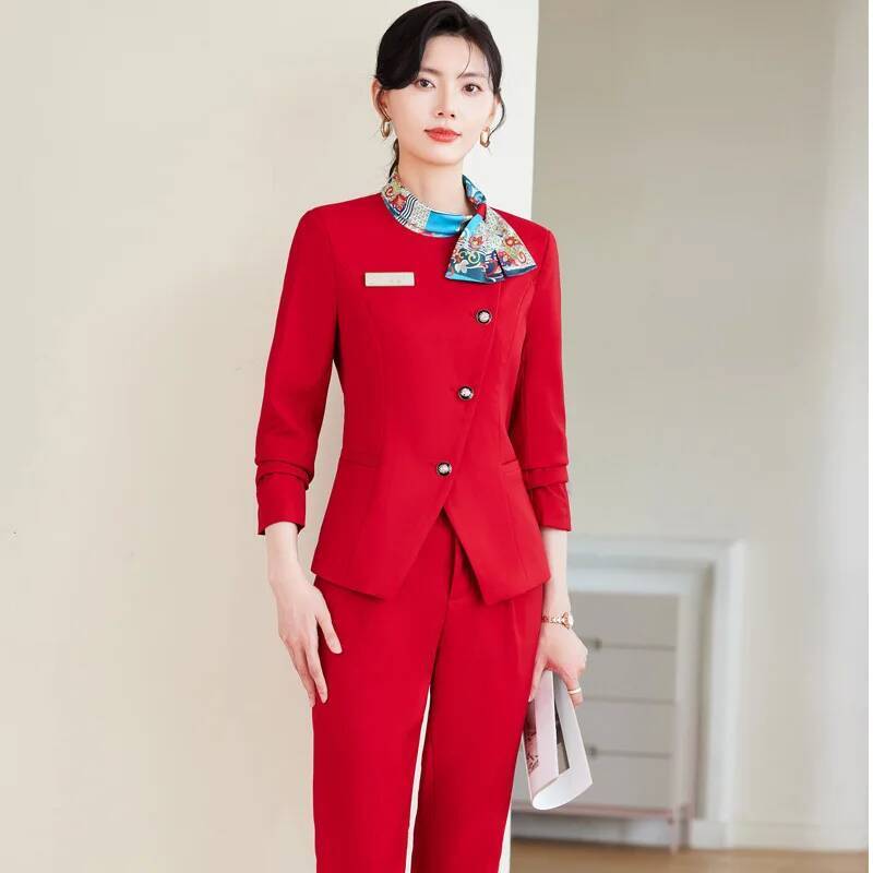 ชุดกางเกงสูทสไตล์หรูหราสำหรับผ - Women'S Formal Wear Plus Size บทวิจารณ์และราคา