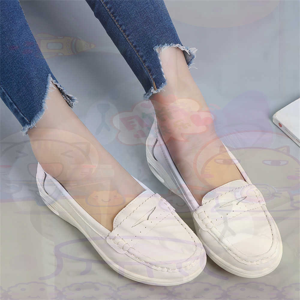 Soft SLIP-ON สตรีขนาดใหญ่รองเท - Women Formal Wear Types บทวิจารณ์และราคา