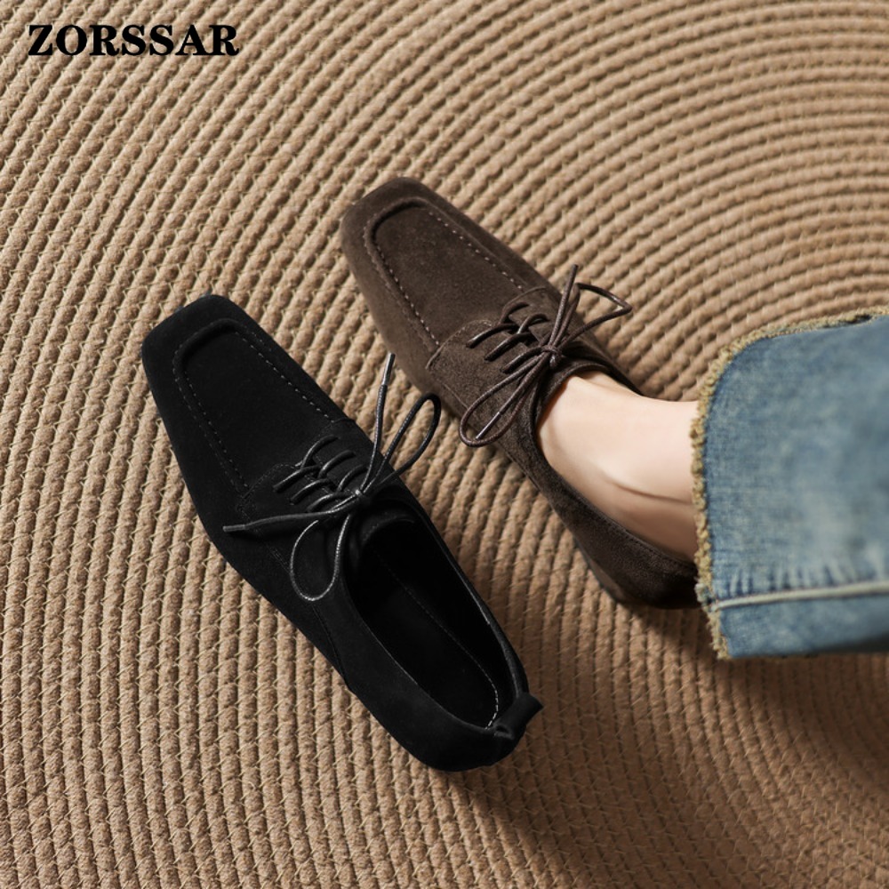 รองเท้าอ็อกซ์ฟอร์ดแบบผูกเชือกท - Formal Women Daily Wear Shoes บทวิจารณ์และราคา