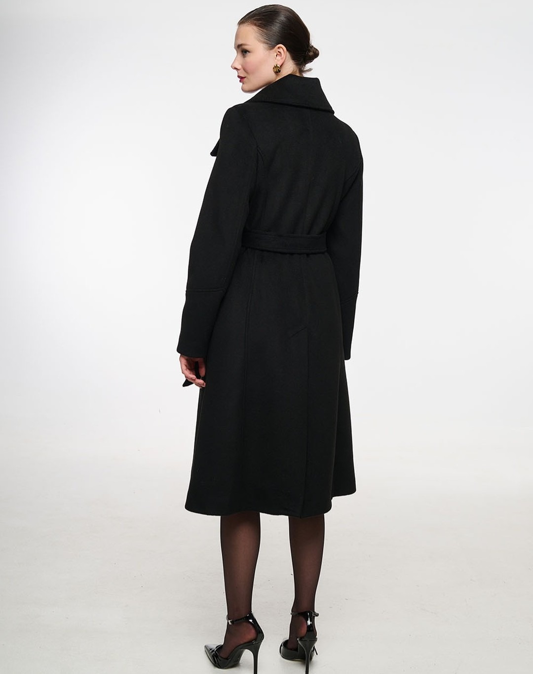 เสื้อโค้ทขนสัตว์สีดำสไตล์วินเท - Women'S Formal Wear Plus Size บทวิจารณ์และราคา