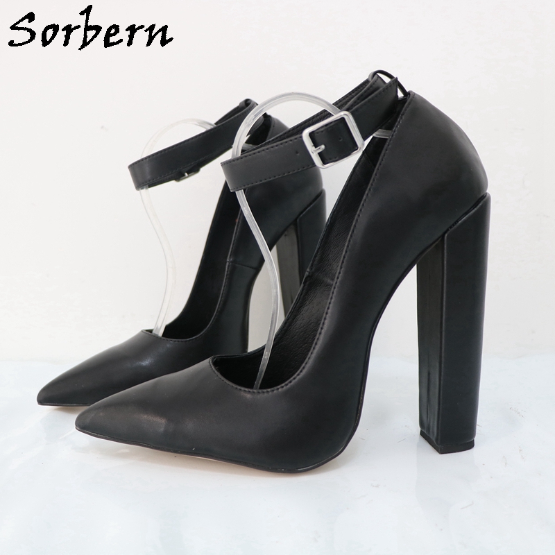 Sorbern รองเท้าผู้หญิงขนาดใหญ่ - Pump Heel Block บทวิจารณ์และราคา