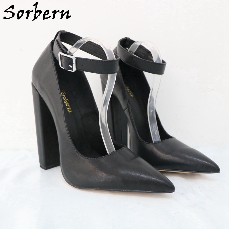 Sorbern รองเท้าผู้หญิงขนาดใหญ่ - Pump Heel Block บทวิจารณ์และราคา