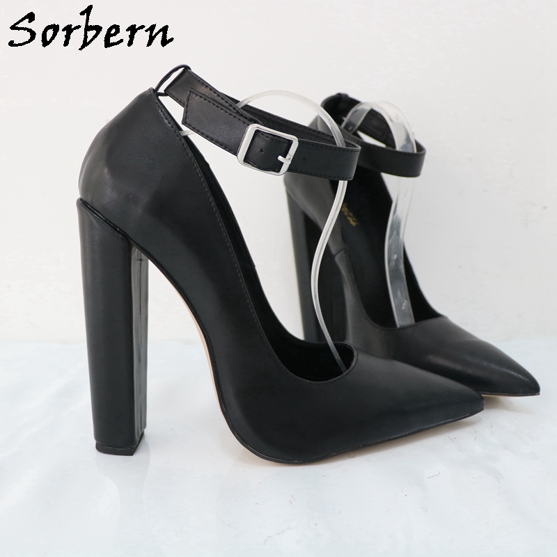 Sorbern รองเท้าผู้หญิงขนาดใหญ่ - Pump Heel Block บทวิจารณ์และราคา