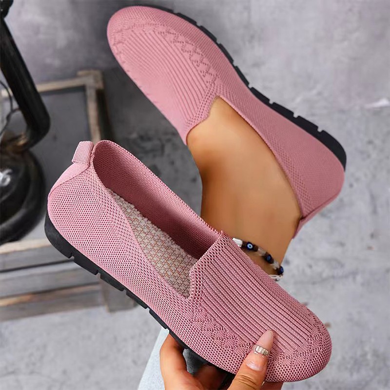 รองเท้าโลฟเฟอร์ถักสำหรับผู้หญิ - Formal Women Daily Wear Shoes บทวิจารณ์และราคา