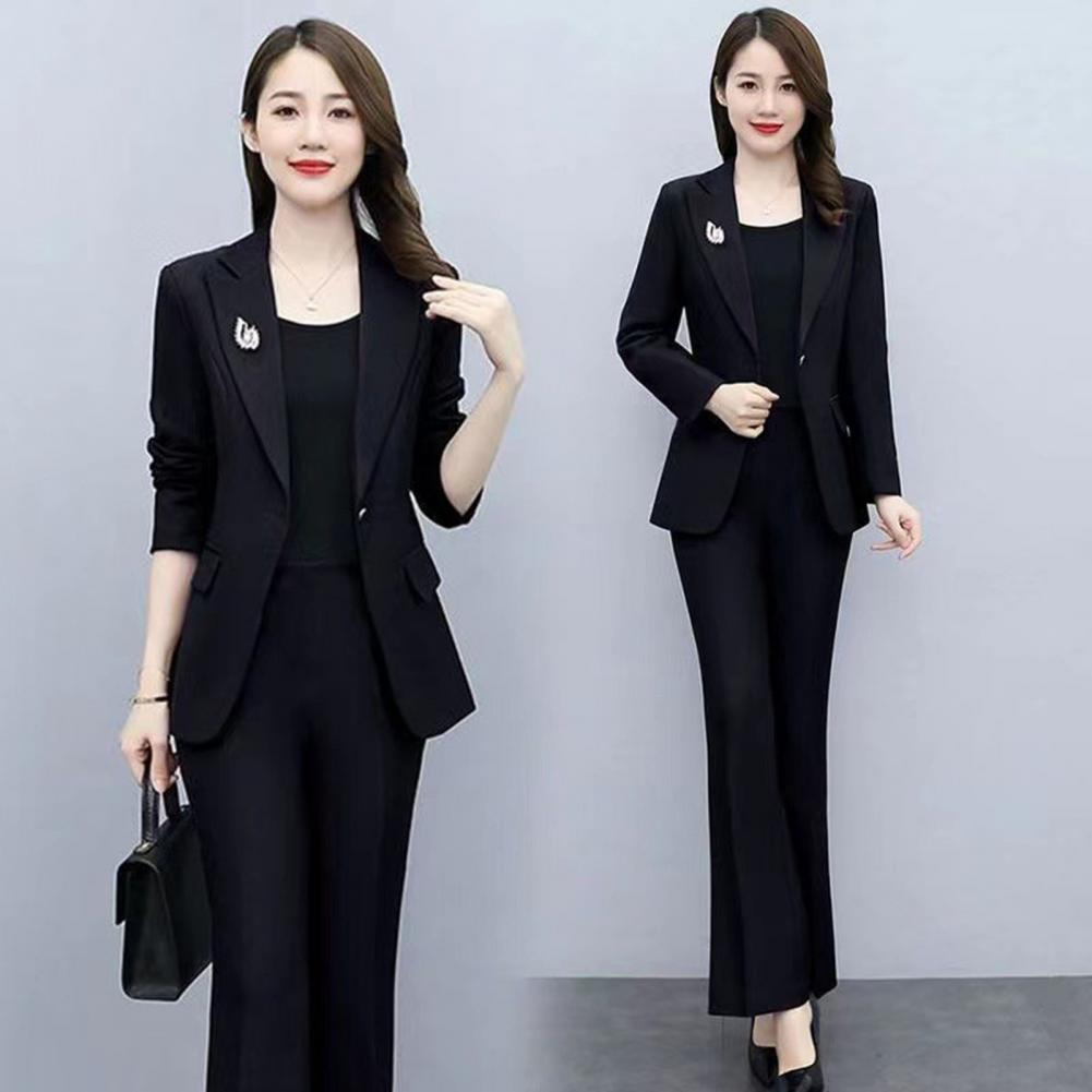ชุดสูทผู้หญิง 2 ชิ้น/เซ็ต เสื้ - Women'S Office Formal Wear For Ladies บทวิจารณ์และราคา