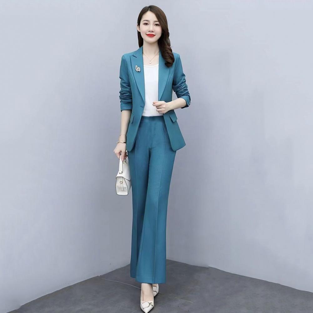 ชุดสูทผู้หญิง 2 ชิ้น/เซ็ต เสื้ - Women'S Office Formal Wear For Ladies บทวิจารณ์และราคา