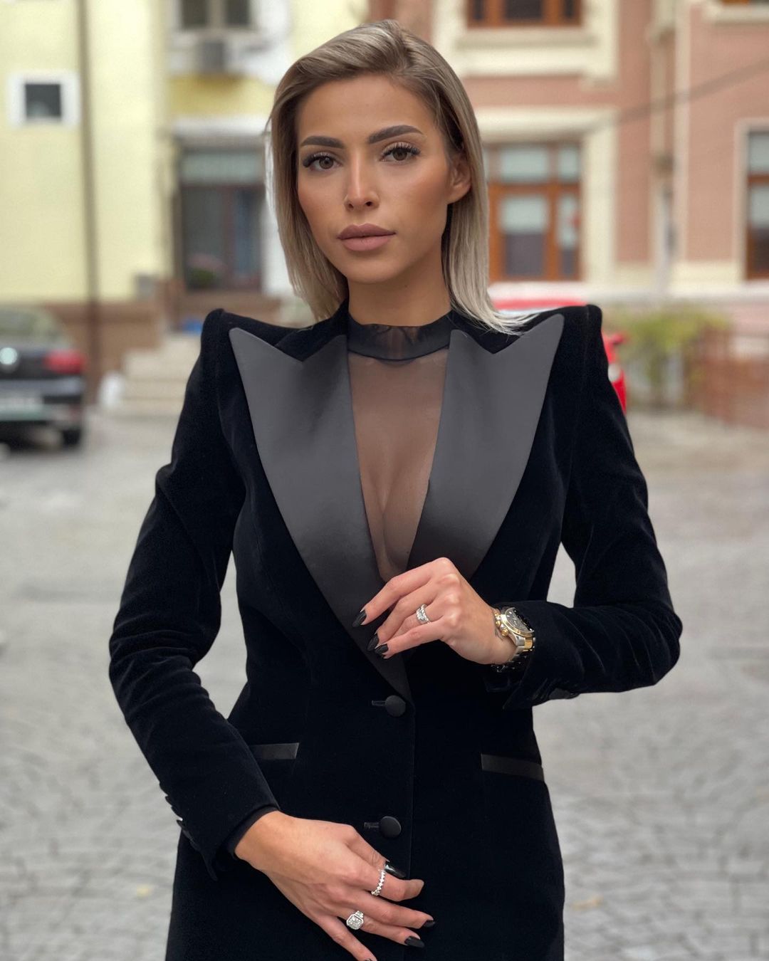 Cool สีดำ1ชิ้นผู้หญิงชุดสูท St - Women Formal Wear With Black Blazer บทวิจารณ์และราคา