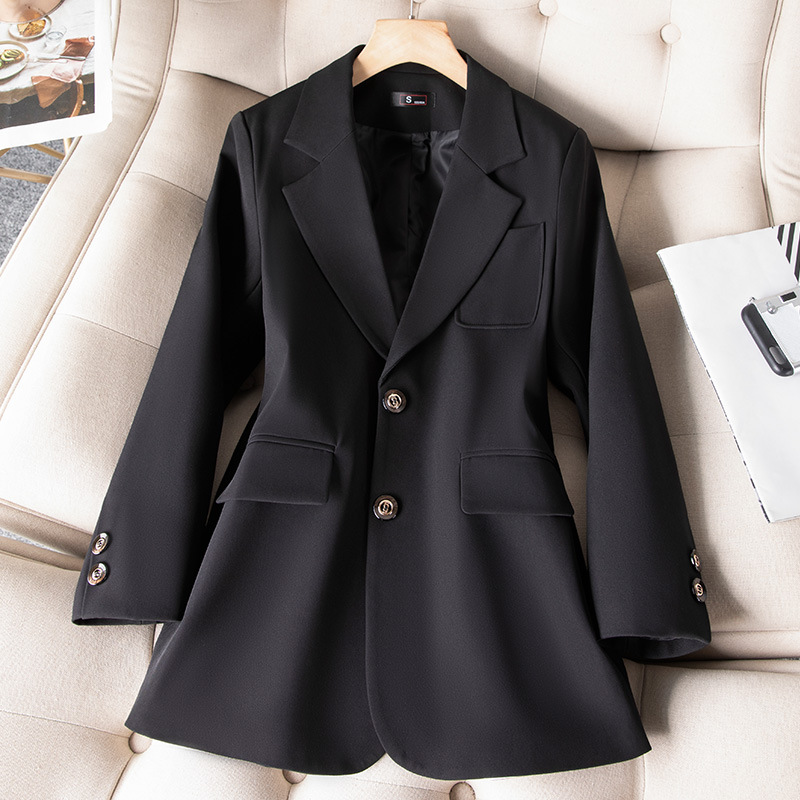 สีฟ้าสีดําสีเขียวผู้หญิงอย่างเ - Women Formal Wear With Black Blazer บทวิจารณ์และราคา