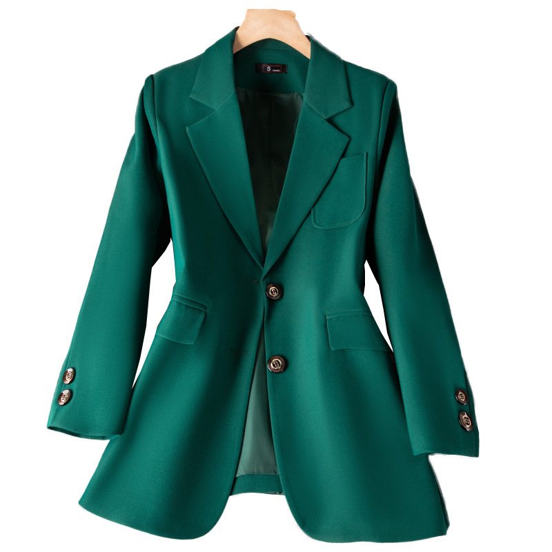 สีฟ้าสีดําสีเขียวผู้หญิงอย่างเ - Women Formal Wear With Black Blazer บทวิจารณ์และราคา