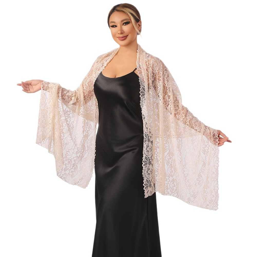 ผ้าคลุมไหล่ลูกไม้เนื้อบางเบาปร - Women Formal Wear Types บทวิจารณ์และราคา