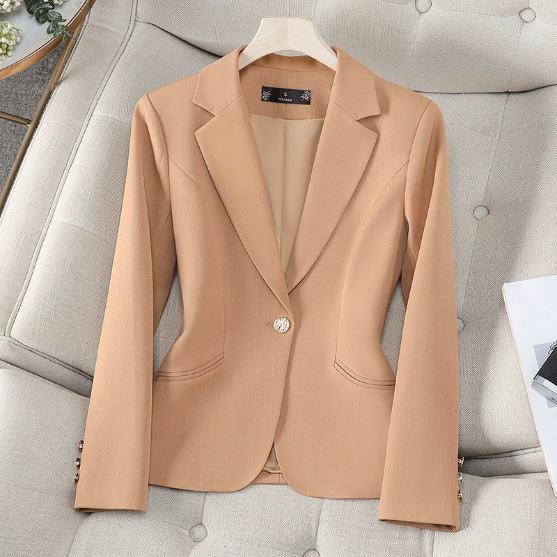 เสื้อเบลเซอร์ผู้หญิง ฤดูใบไม้ผ - Women Formal Wear With Black Blazer บทวิจารณ์และราคา